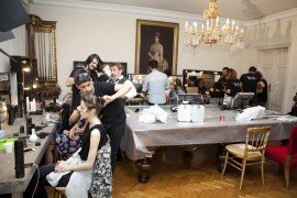 italia defilesi 2017 saç bakımı